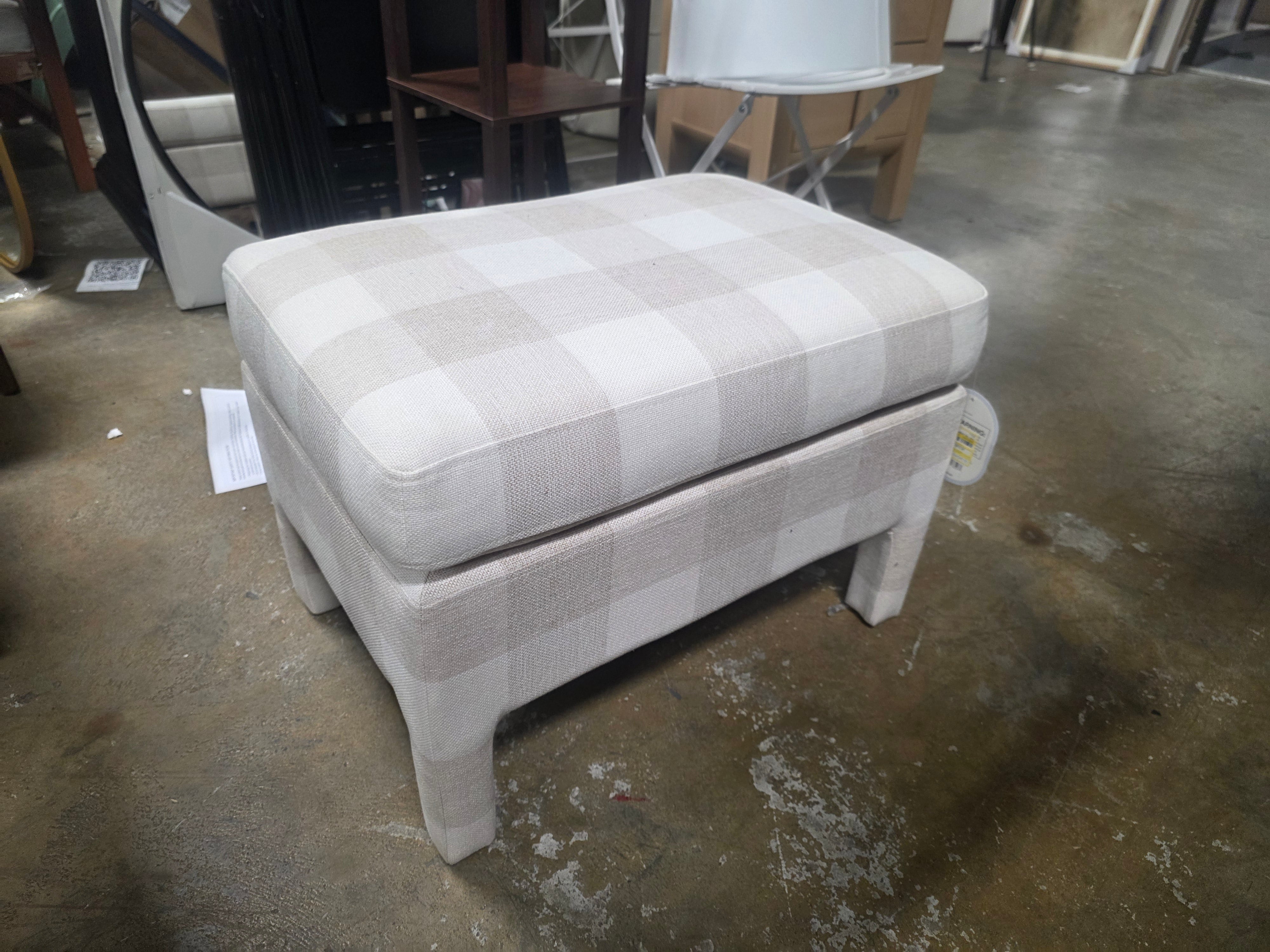 Bellfield Fully Upholstered Ottoman - Threshold™ designed with Studio McGee - SHOWROOM ITEM 