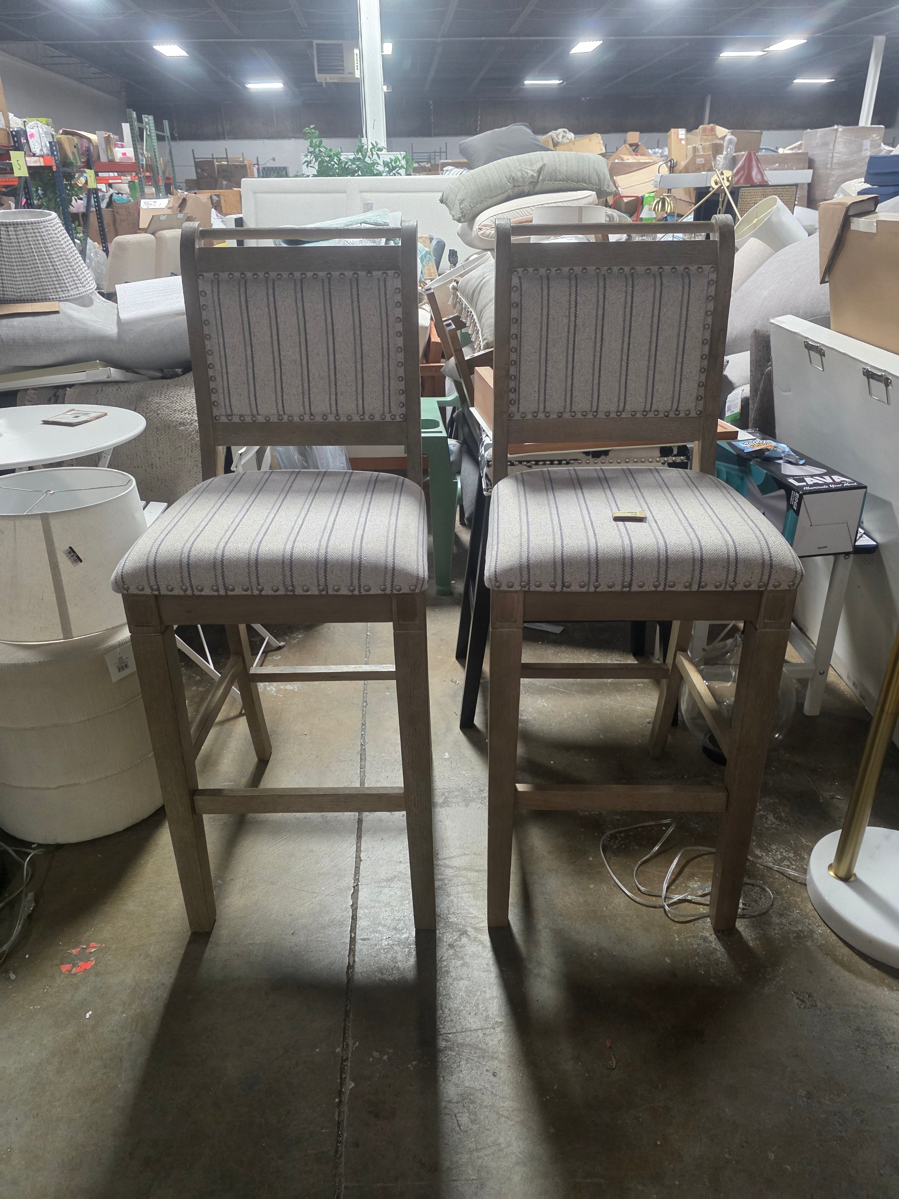 Emmy Barstool - Linon - Set of 2 - SHOWROOM ITEM 