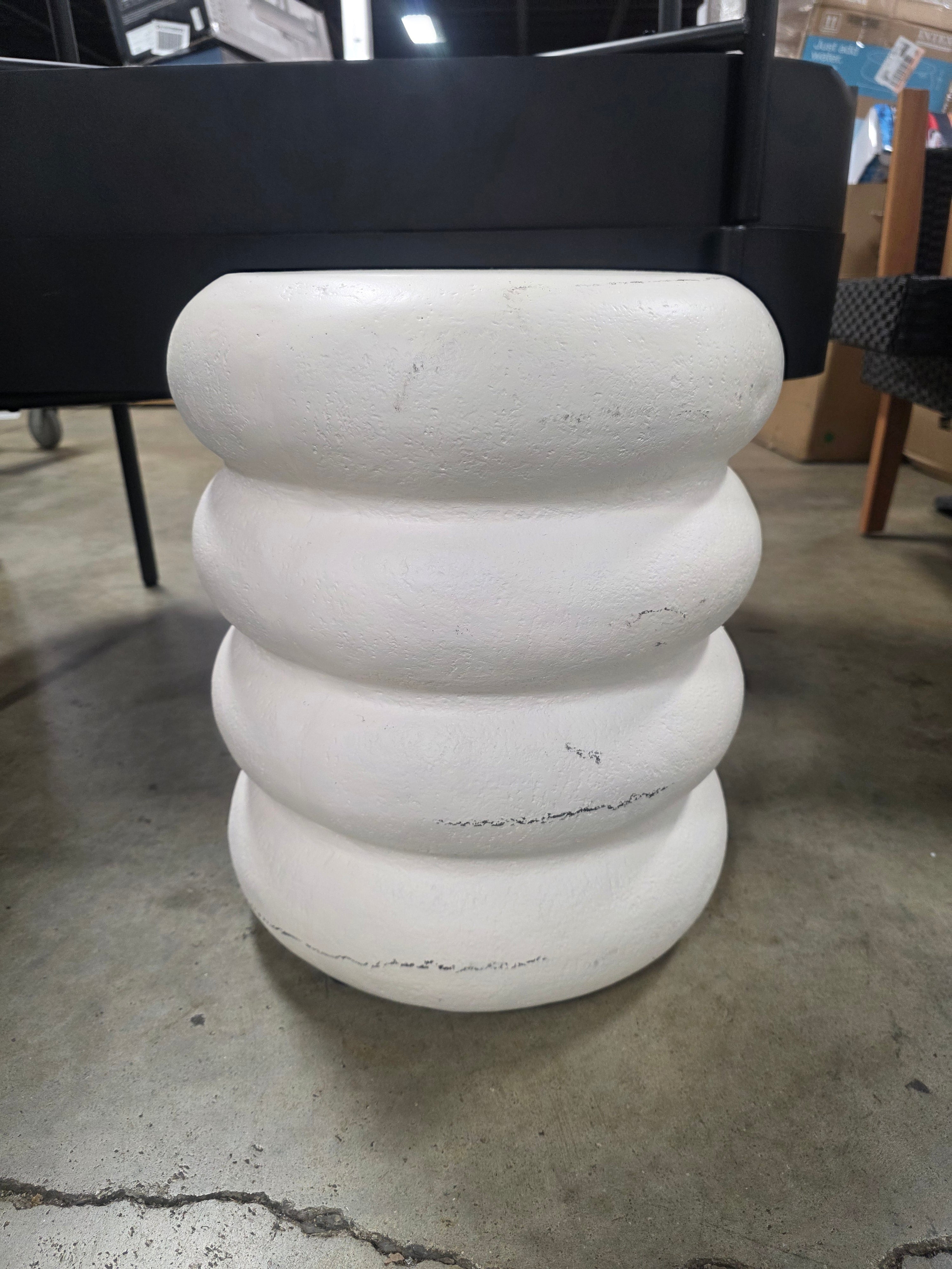 Irregular Liana Outdoor Patio Accent Table White - Threshold™ - Final Cut