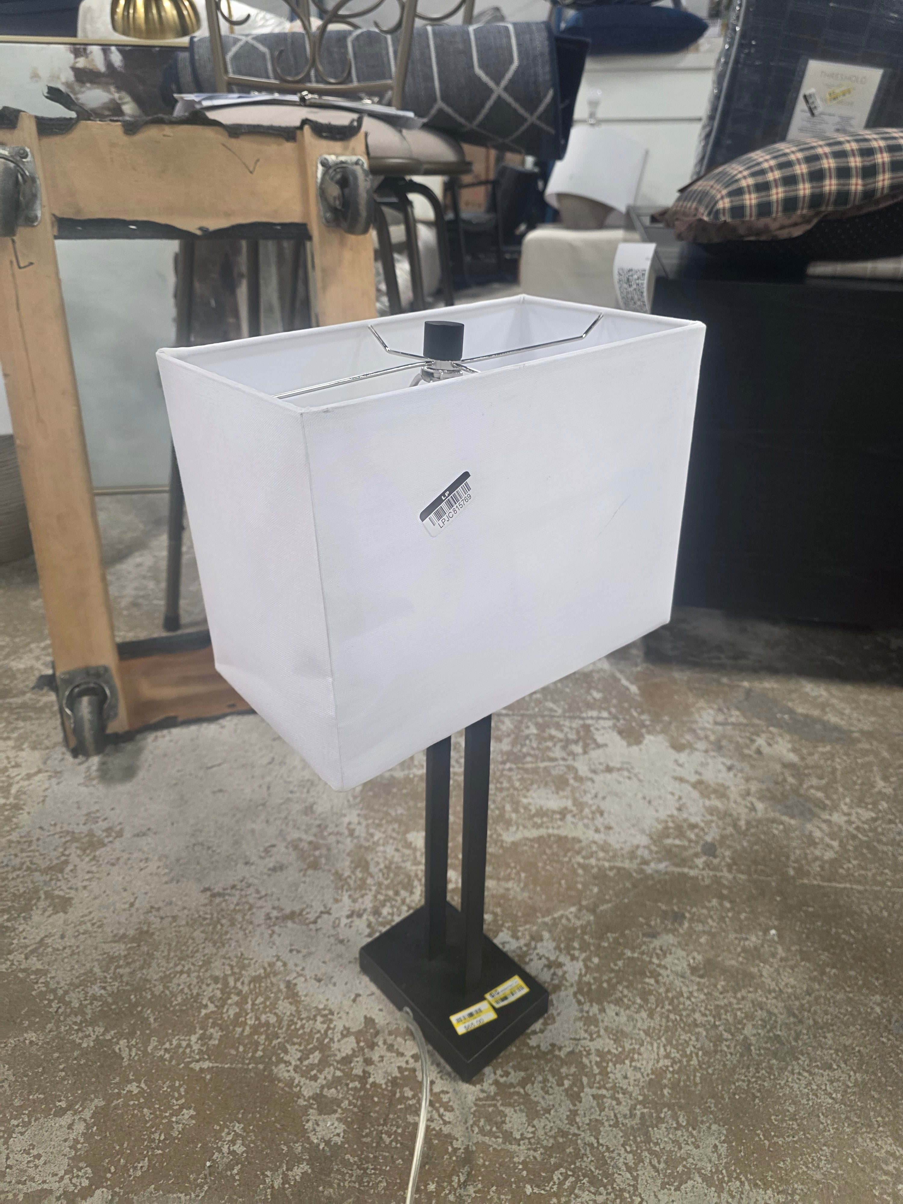 Window Pane Table Lamp with USB - Threshold™ - SHOWROOM ITEM 