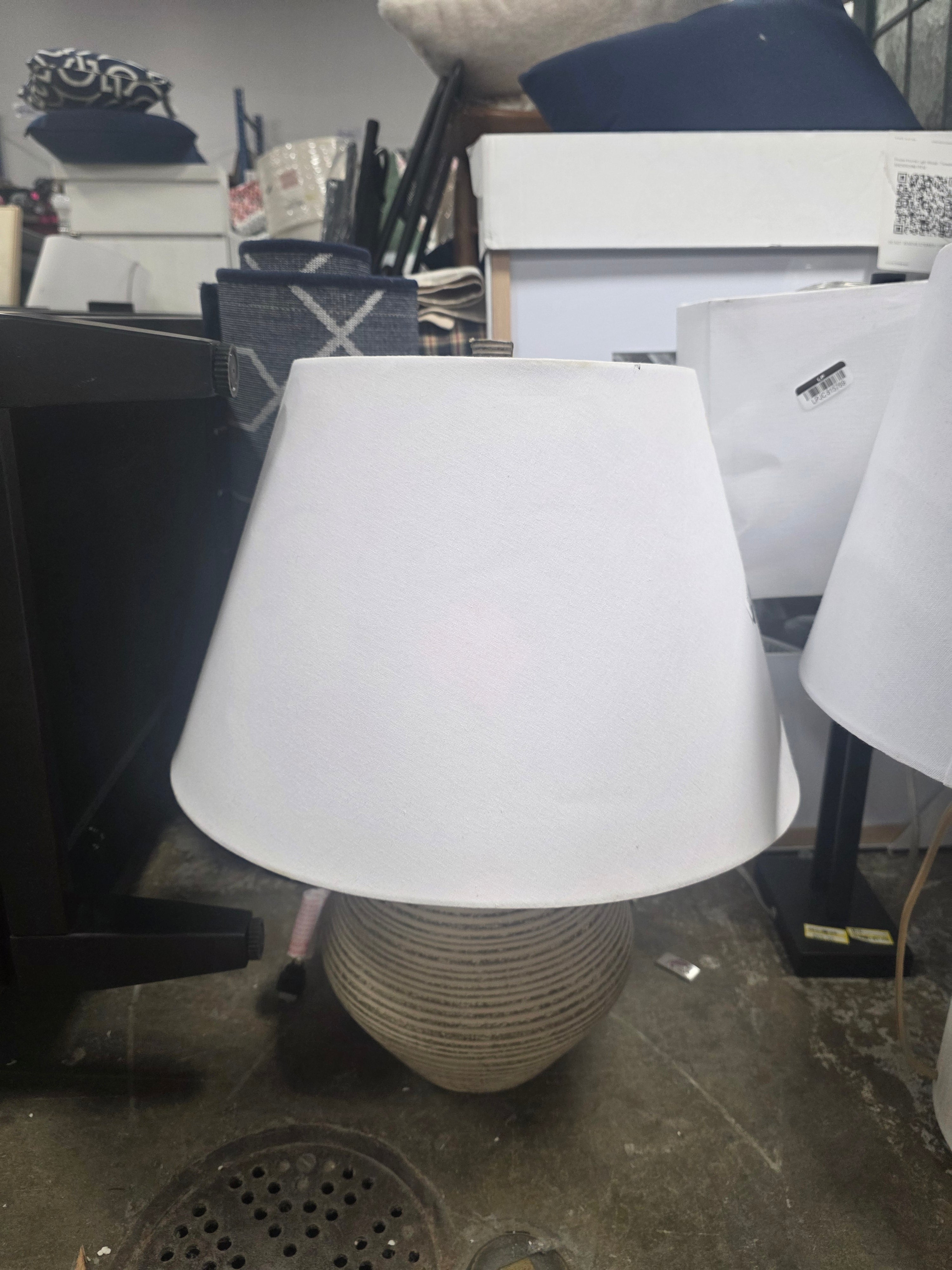 Resin Table Lamp Tan - Threshold™ designed with Studio McGee - SHOWROOM ITEM 