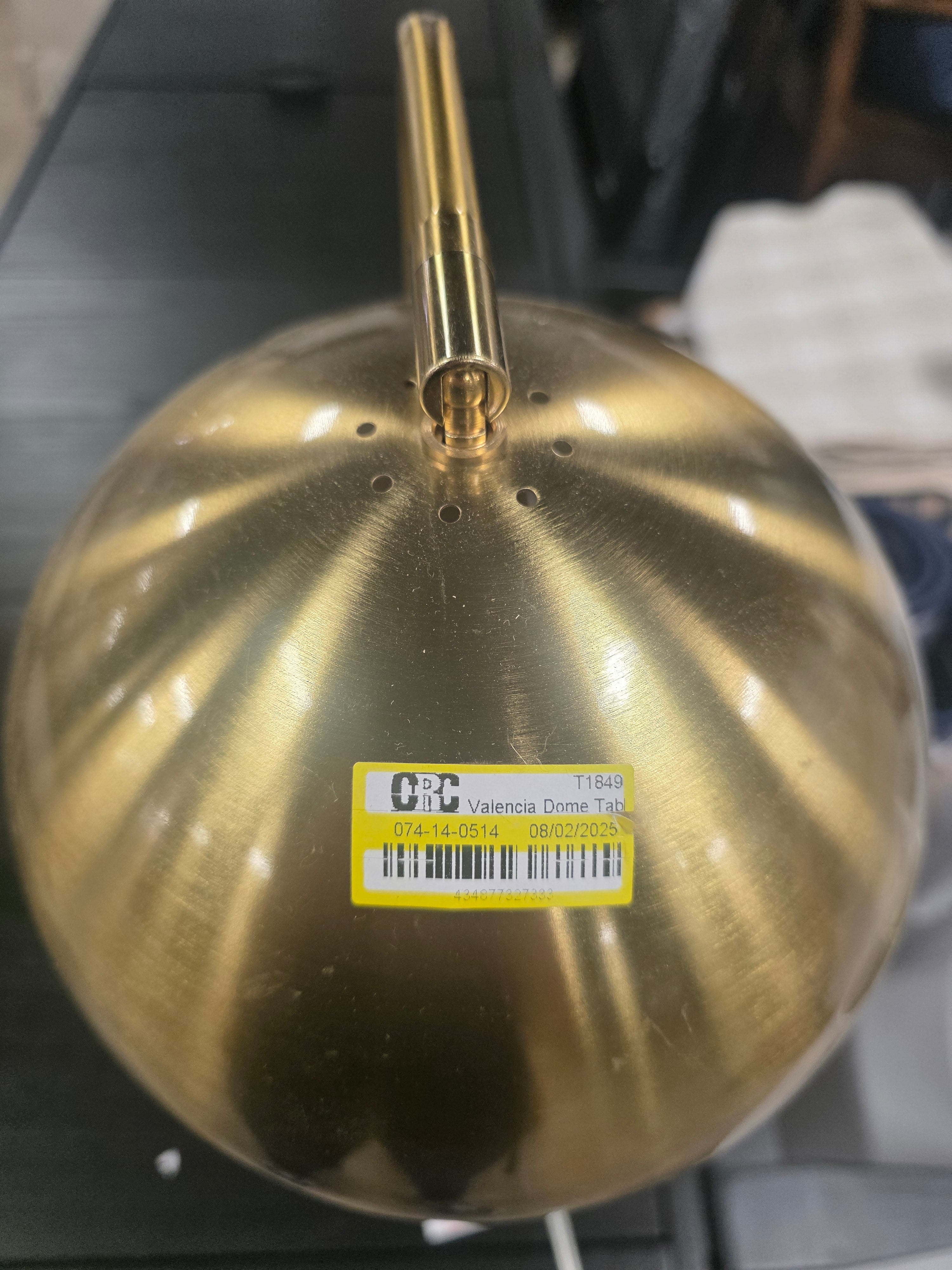 Valencia Dome Table Lamp Brass - Threshold™ - SHOWROOM ITEM 