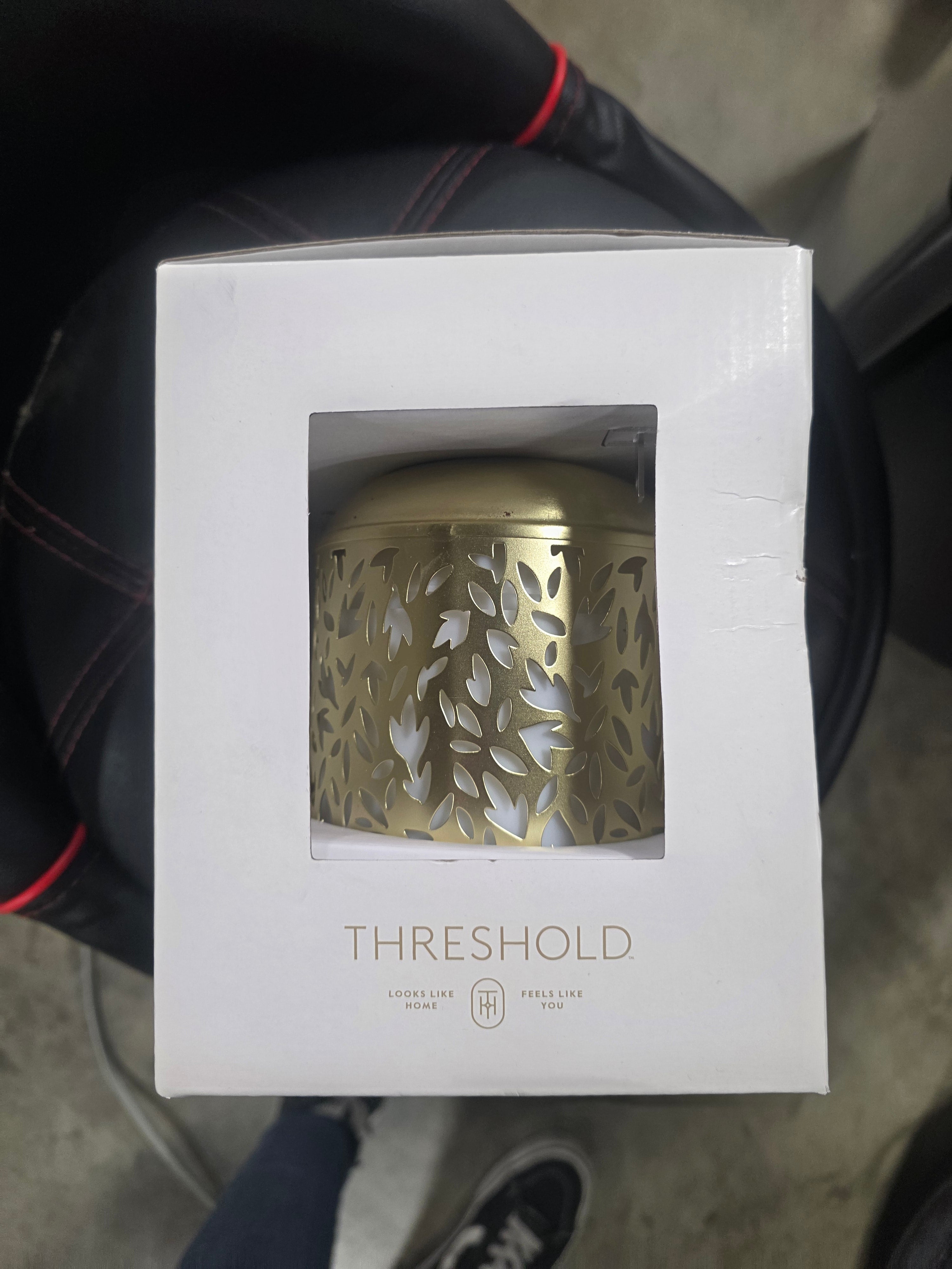 Threshold NWT Gold Metal Floral Cutout Ultrasonic Diffuser 200mL - Final Cut