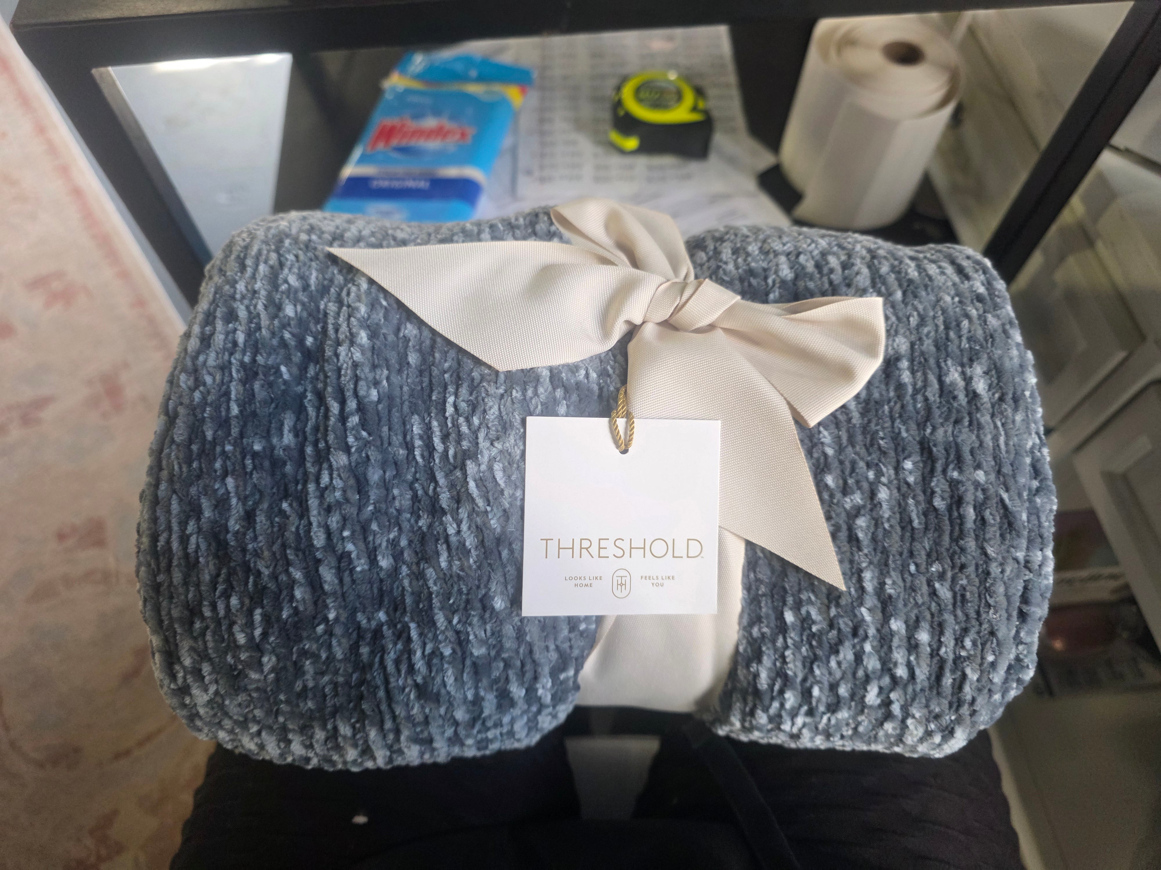 50"x60" Shiny Chenille Throw Blanket - Threshold™ - SHOWROOM ITEM 
