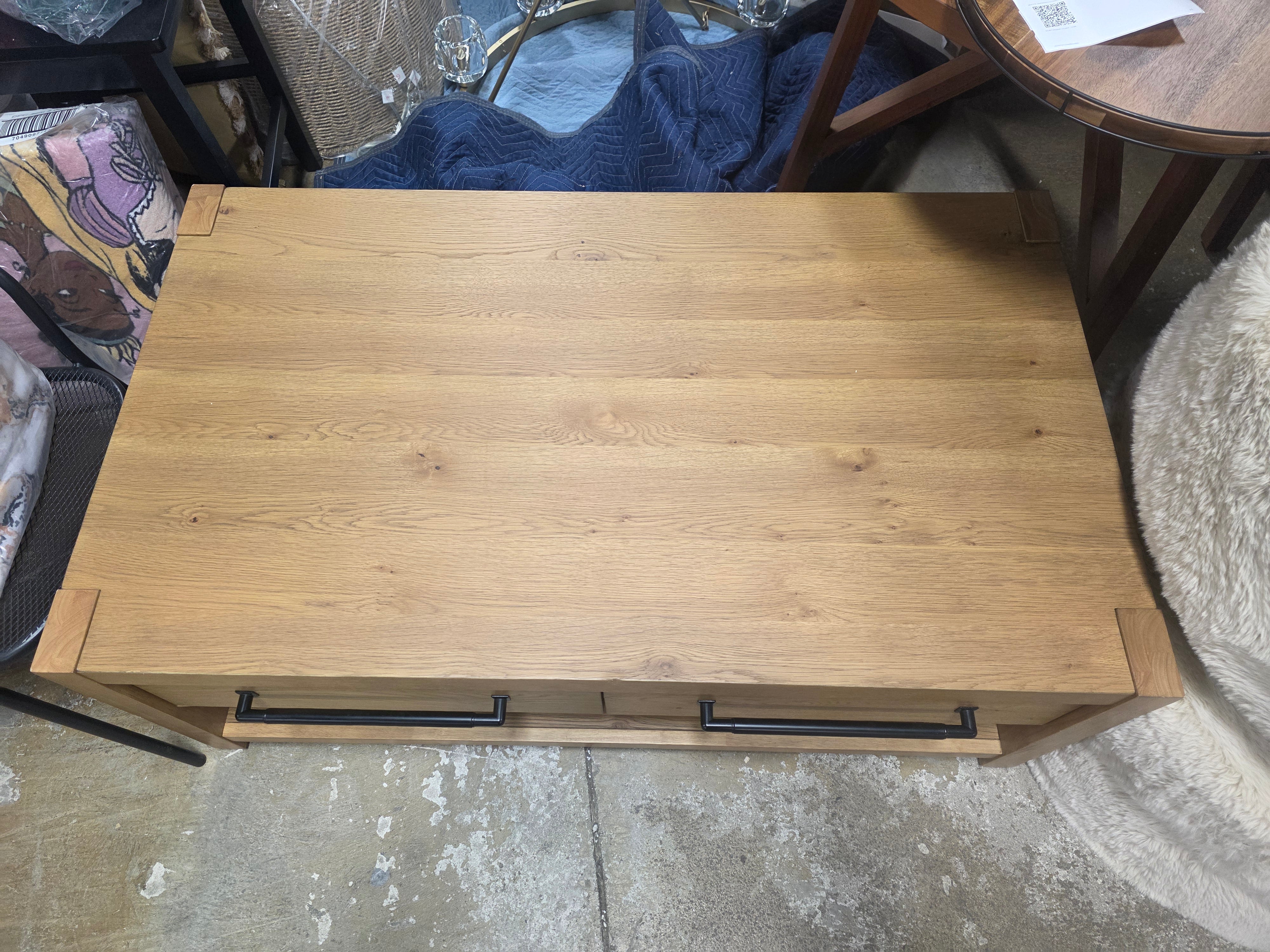 Davie 48" Rectangle Wood Coffee Table - SHOWROOM ITEM 