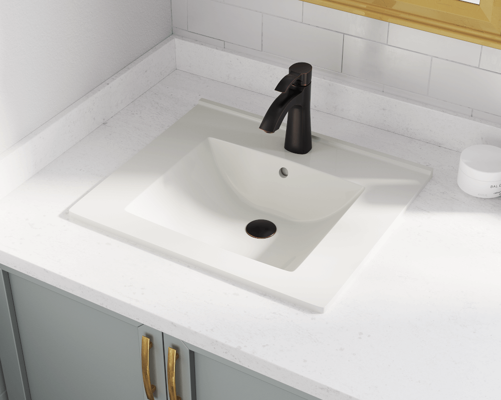 Bisque porcelain vessel sink Salvage & Co Indy