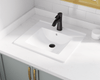 White Porcelain Vessel Sink