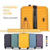1 Piece Hardside Luggage Hardshell Lightweight Suitcase with TSA Lock Spinner Wheels (Orange)