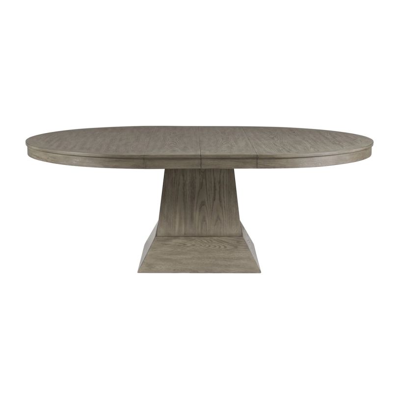 Elements International Collins Dining Table in Weathered Gray - TABLE BASE ONLY