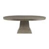 Elements International Collins Dining Table in Weathered Gray - TABLE BASE ONLY