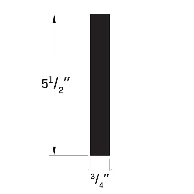 Royal Building Products S4S PVC Trim Board - Set of 3