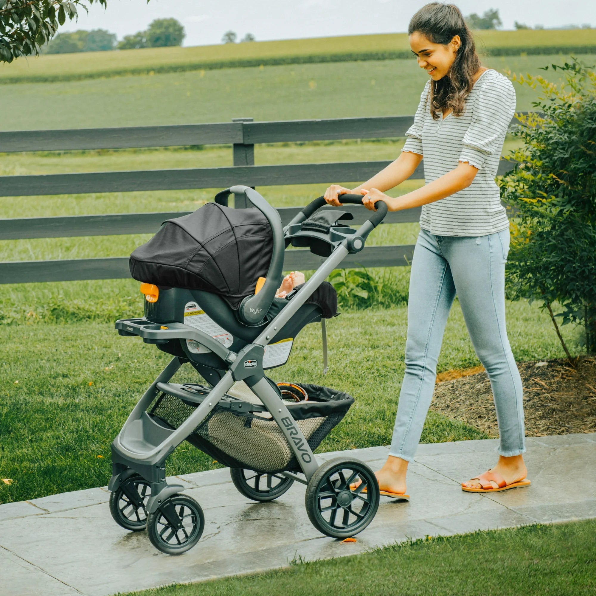 KeyFit ClearTex Infant Car Seat - Black