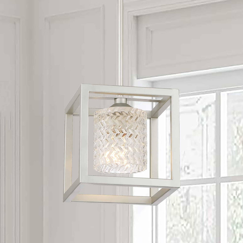 1 - Light Lantern Square Pendant
