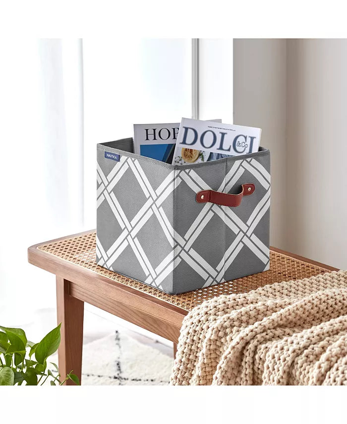 Folded Storage Cube Box Weave