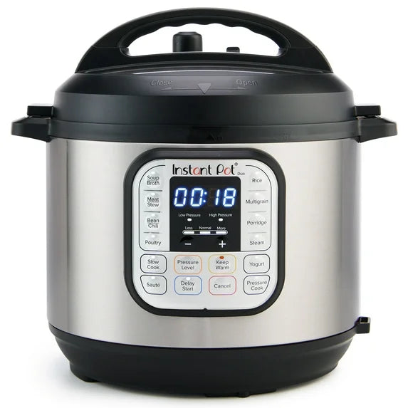 Duo Electric Pressure Cooker 7-in-1 with Easy-Release Steam Switch, Slow Cooker, Rice Cooker, Steamer and More