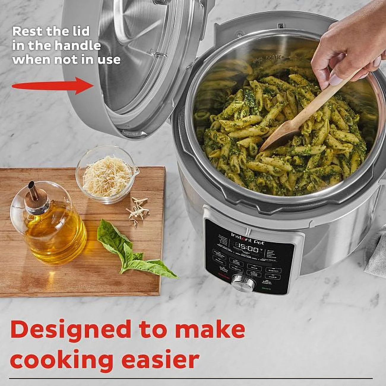 Duo Plus Multi-Use Pressure Cooker with Whisper-Quiet Steam Release