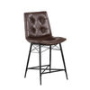 SET OF 4 25'' Counter Stool, Brown (2 boxes)