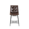 SET OF 4 25'' Counter Stool, Brown (2 boxes)