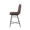 SET OF 4 25'' Counter Stool, Brown (2 boxes)