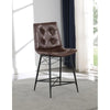SET OF 4 25'' Counter Stool, Brown (2 boxes)