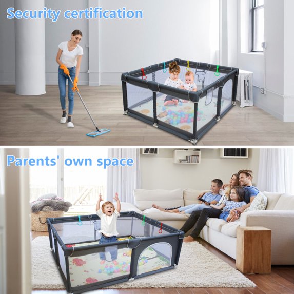 Baby playpen for indoor and outdoor useCare for children and pets
