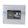 100% Cotton 200 Thread Count Sheet Set, Twin, Blue, 3-Pieces