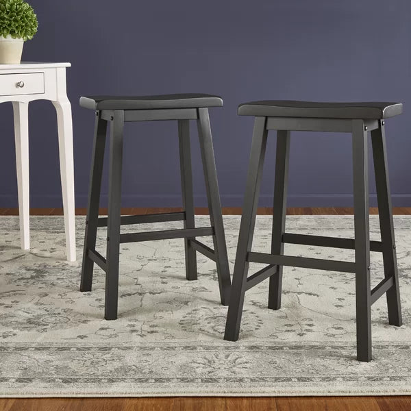 Vulcan Black Counter Stool 1-Piece