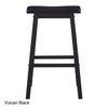 Vulcan Black Counter Stool 1-Piece