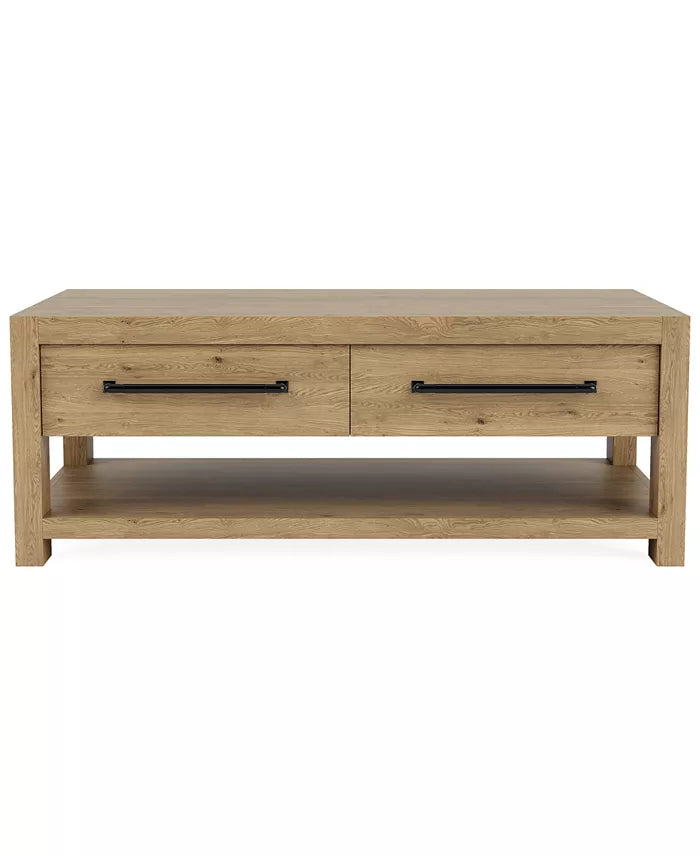 Davie 48" Rectangle Wood Coffee Table - SHOWROOM ITEM 