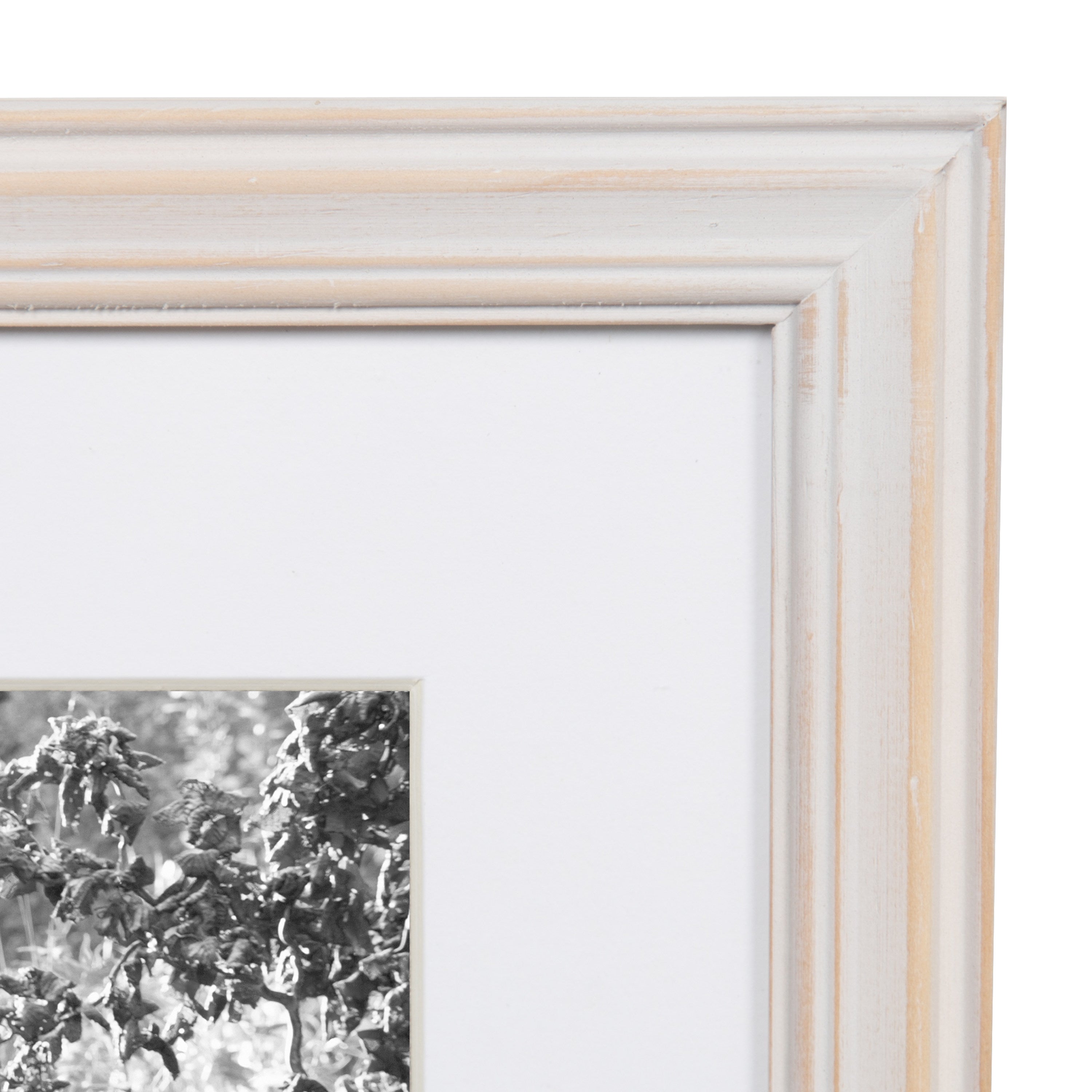 Bordeaux Gallery Wall Kit, Set of 10 with Assorted Size Frames in 3 Different Finishes - White Wash, Charcoal Gray, and Rustic Gray
