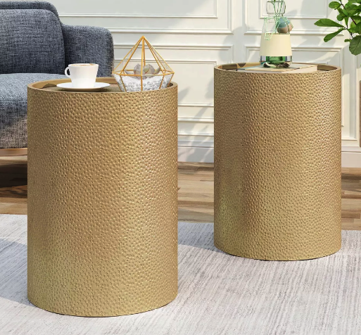 2pk Brookhaven Modern Round Accent Table
