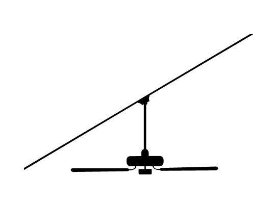 Skinnie 3 Blade Indoor / Outdoor LED Ceiling Fan