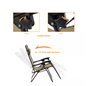 Beige Zero Gravity Folding Chair Patio Recliner with Adjustable Headrest And Side Tray (Set of 2 Chairs)