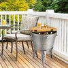 8-Gallon Multi Galvanized Iron Ice Bucket