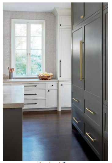 Radius Modern Golden Champagne Bar Appliance Pull