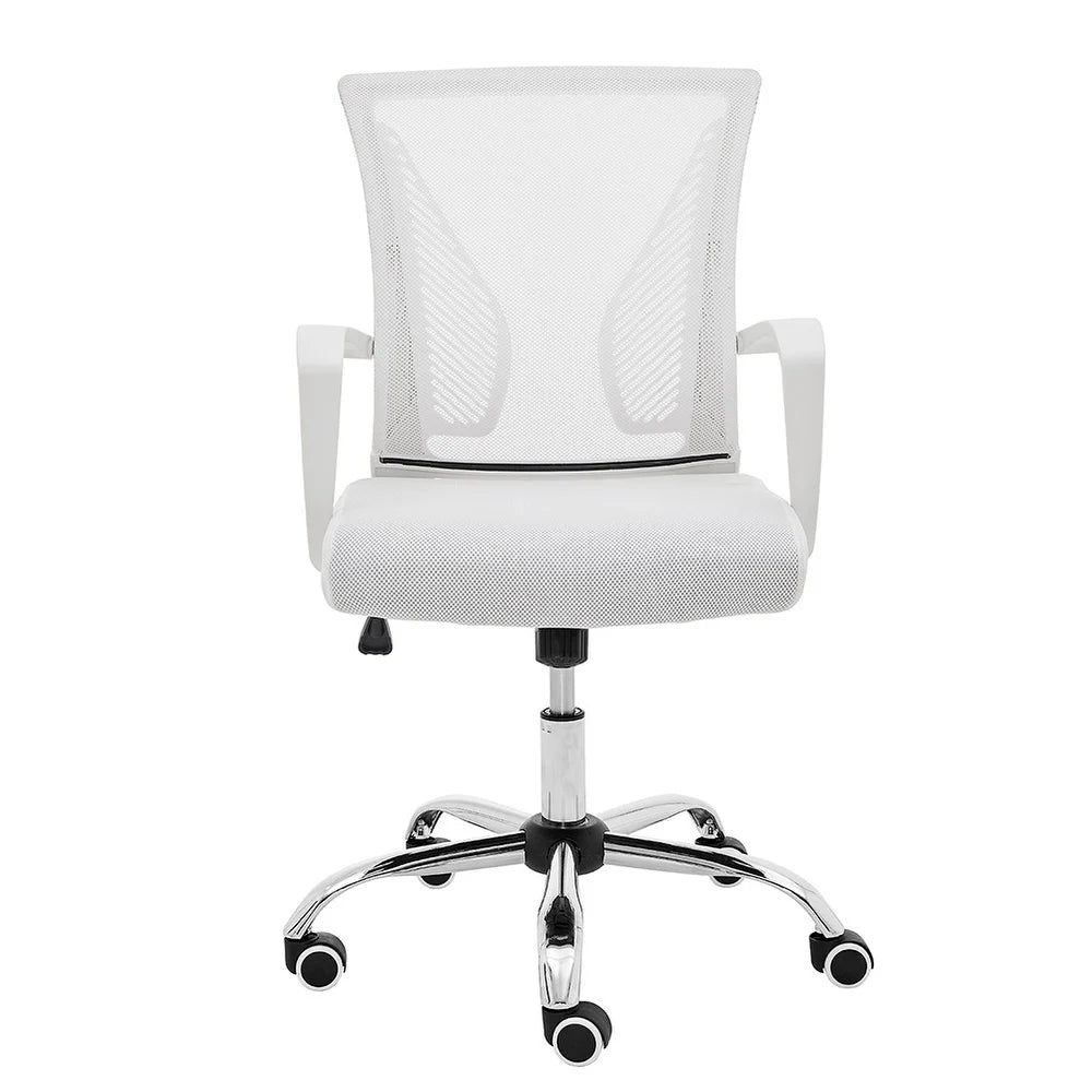 Zuna Mid-back Office Chair - White/White