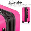 3 Piece Luggage Set Hardside Spinner Suitcase with TSA Lock