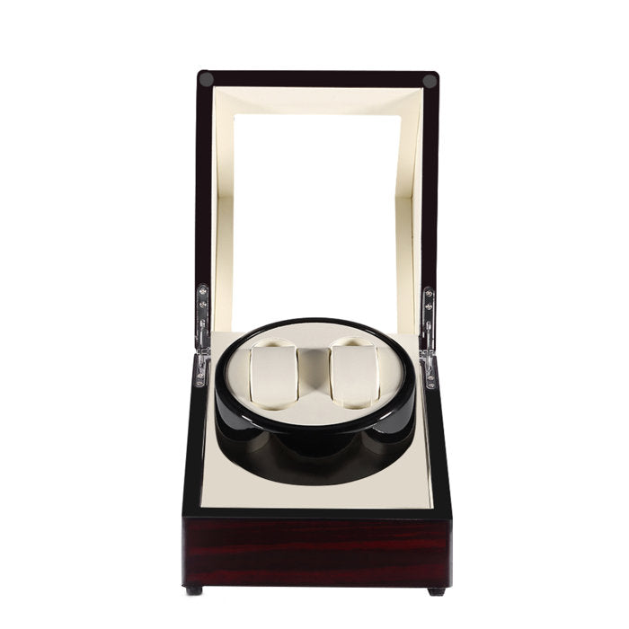 2 Compartments Winder Watch Box