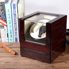 2 Compartments Winder Watch Box