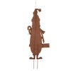 2 Piece Metal Christmas Snowman & Santa Yard Stake