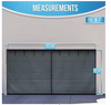 Two Car Roll-Up Garage Door Screen with Magnetic Closure
