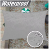 Waterproof Grey Rectangle Sun Shade Sail