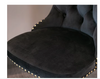 1 Chair Modern Black Swivel Accent Chair