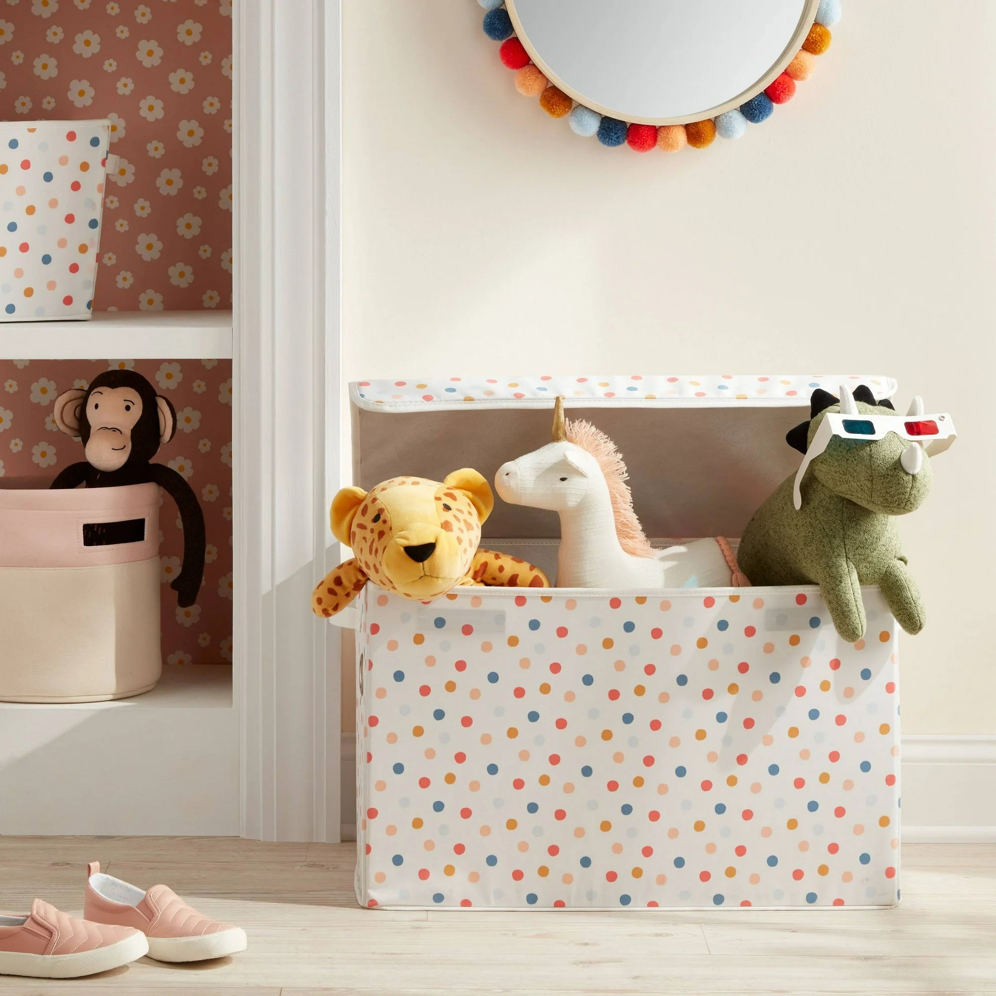 Large Rectangular Kids' Fabric Kids' Storage Bin