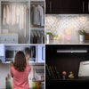 3-Pack Wireless Battery-Operated Under Cabinet Light Bar with Motion Sensor