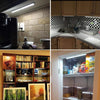 3-Pack Wireless Battery-Operated Under Cabinet Light Bar with Motion Sensor