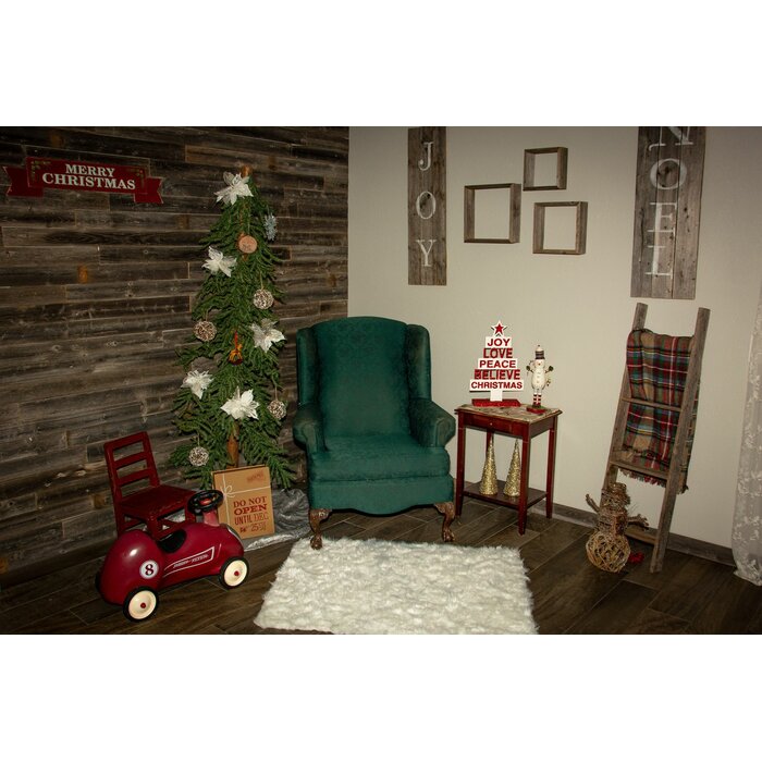 3.5" x 48" Reclaimed Peel and Stick Solid Wood Wall Paneling in Gray