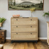 3-Drawers Storage Cabinet, Oak