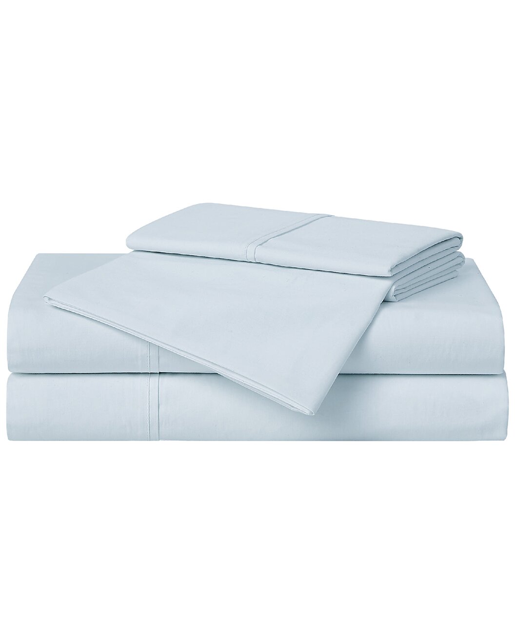 Solid Percale Sheet Set Blue Queen