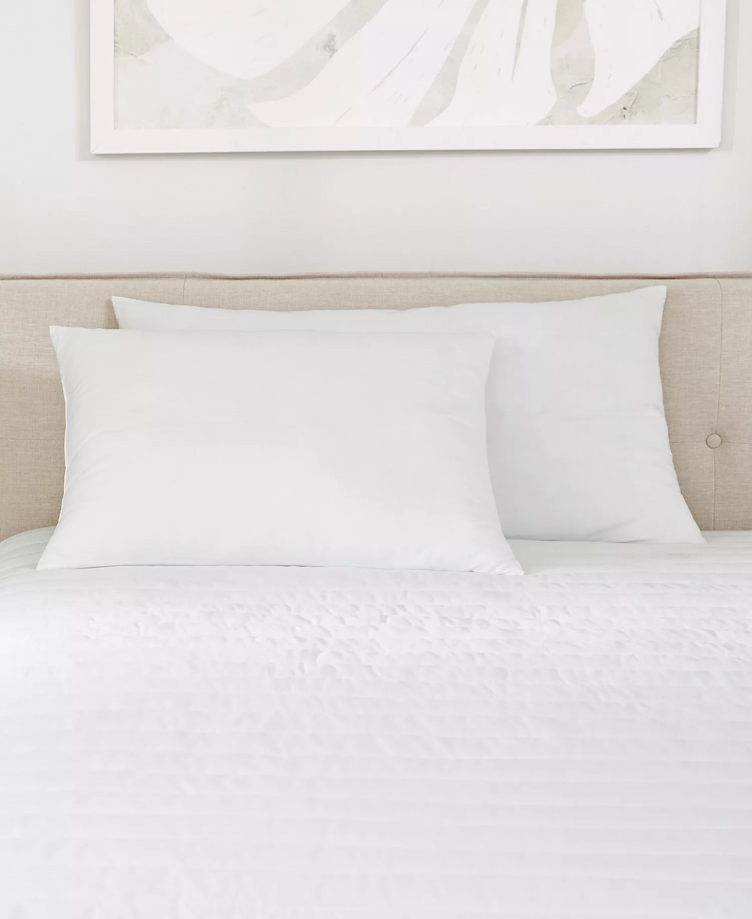 Plush Hypoallergenic Microfiber 2-Pack Pillows, Standard/Queen